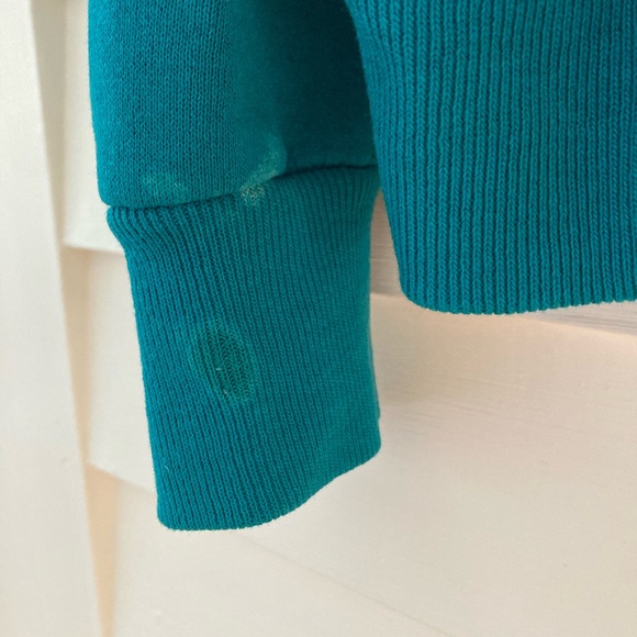 Vintage USA Olympics Teal Crew-Neck Sweatshirt Size Large - Picture 9 of 9